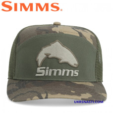 Кепка Simms Brown Trout 7-Panel Olive